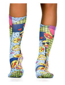 Γυναικείες Κάλτσες Crazy Emojies Lady Sneaker - Wigglesteps (23SS10)