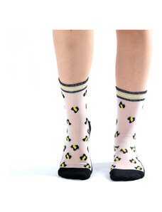 Γυναικείες Κάλτσες High See Through Sheer Leopard I - Wigglesteps (23HC06)
