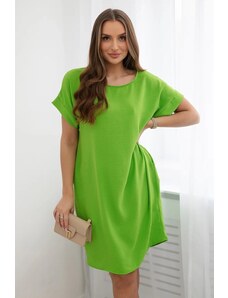 Kesi Dress with light green pockets