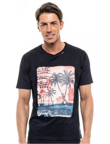 Be-casual Ανδρικό T-shirt California Black