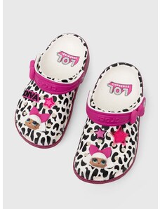 Παιδικές παντόφλες Crocs LOL SURPRISE DIVA CLASSIC CLOG χρώμα: ροζ