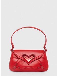Δερμάτινη τσάντα Pinko χρώμα: κόκκινο, 102830 A1RR