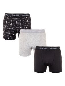 3PACK ανδρικό σορτς μποξεράκι Calvin Klein πολύχρωμο (U2662G-YKS)