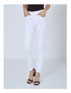 Celestino Ελαστικό παντελόνι λευκο για Γυναίκα