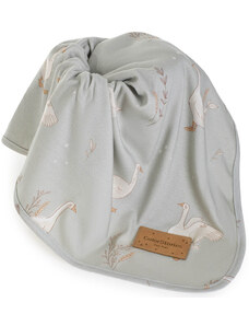 Κουβέρτα για Μωρά Βαμβακερή 75x90cm Happy Goose Stories Olive 5904067052680