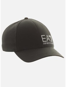 EA7 Emporio Armani Καπέλο μαύρο βαμβακερό