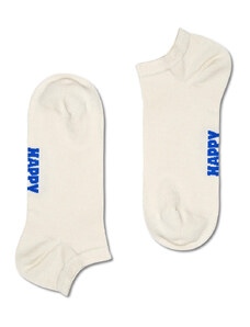 Happy Socks 3-Pack Solid Low Χαμηλές Κάλτσες Λευκές (P001019)