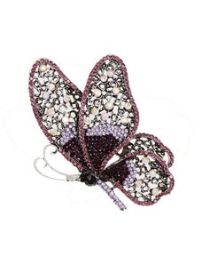 PerfectDress.gr vintage καρφίτσα delicate butterfly purple