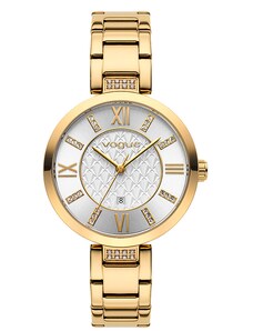 VOGUE Reina Crystals - 613841, Gold case with Stainless Steel Bracelet