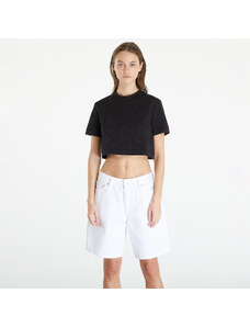 Γυναικεία μπλουζάκια Calvin Klein Jeans Premium Monologo Cropped T-Shirt Black