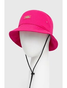 Βαμβακερό καπέλο Dickies χρώμα: ροζ