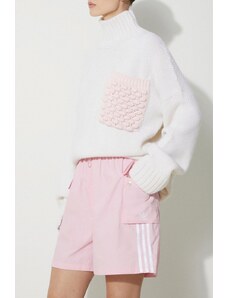 Σορτς adidas Originals 3S Cargo Shorts χρώμα: ροζ, JH1076