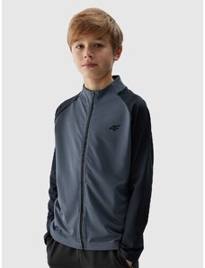 4F Boy's zip-up sports sweatshirt - grey
