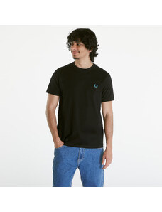 Ανδρικά μπλουζάκια FRED PERRY Print T-shirt Black