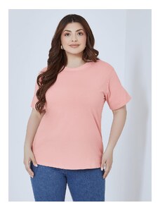 Celestino Μονόχρωμο t-shirt ροζ για Γυναίκα