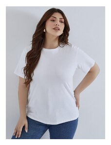 Celestino Μονόχρωμο t-shirt λευκο για Γυναίκα