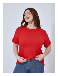 Celestino Μονόχρωμο t-shirt κοκκινο για Γυναίκα