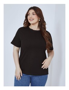 Celestino Μονόχρωμο t-shirt μαυρο για Γυναίκα