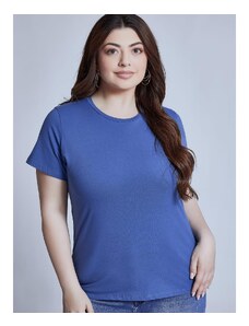 Celestino T-shirt με βαμβάκι μπλε για Γυναίκα