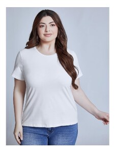 Celestino T-shirt με βαμβάκι λευκο για Γυναίκα