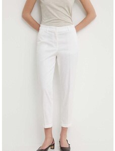 Παντελόνι Sisley χρώμα: άσπρο