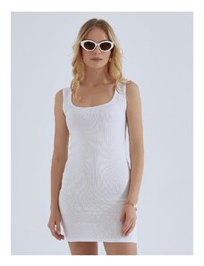 Celestino Mini φόρεμα με βαμβάκι λευκο για Γυναίκα