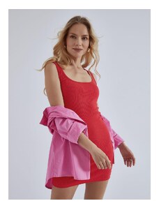 Celestino Mini φόρεμα με βαμβάκι κοκκινο για Γυναίκα