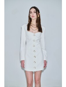 Islandboutique Andria Suitdress White