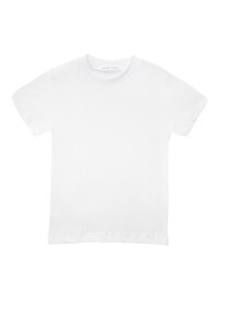 Islandboutique T-shirt Effect Basic T-shirt Kid- White
