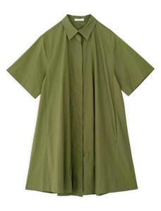 Islandboutique Poplin Mini Dress Philosophy Green