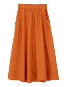 Islandboutique Linen Skirt Philosophy Light Orange
