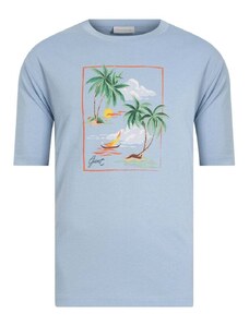 Gant T-shirt Hawaii Graphic Print Άνετη Γραμμή