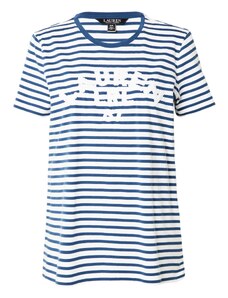 Lauren Ralph Lauren Μπλουζάκι 'KATLIN' ζαφείρι / λευκό