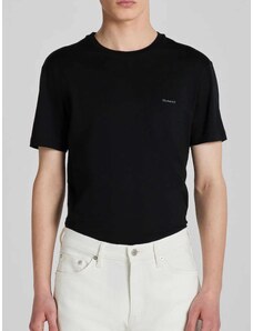 Gant T-shirt slim fit μαύρο βαμβακερό