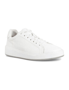Marco Tozzi White Ανδρικά Δερμάτινα Ανατομικά Sneakers Λευκά (2-13601-41 100)