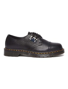 Δερμάτινα κλειστά παπούτσια Dr. Martens 1461 Metal Plate χρώμα: μαύρο, DM31684001