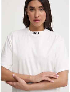 Βαμβακερό lounge t-shirt HUGO χρώμα: μπεζ, 50514869