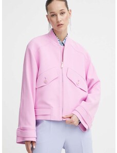 Μπουφάν Blugirl Blumarine χρώμα: ροζ, RA4124.T3191
