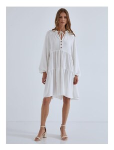 Celestino Mini φόρεμα με διακοσμητικά κουμπιά λευκο για Γυναίκα