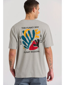 Ανδρικό T-Shirt Funky Buddha FBM009-070-04 ΓKPI