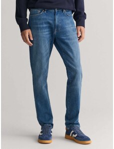 Gant Παντελόνι τζιν extra slim fit μπλε βαμβακερό