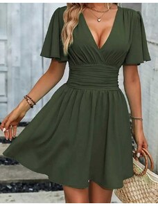 Creative Φόρεμα - κώδ. 71124 - 2 - σκούρο πράσινο