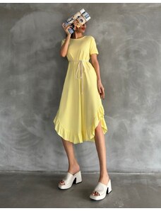 Creative Φόρεμα - κώδ. 30800 - κίτρινο