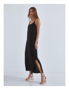 Celestino Maxi φόρεμα με χιαστί πλάτη μαυρο για Γυναίκα
