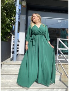 Amorada "Aelia" plus size μάξι φόρεμα πράσίνο