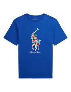Polo Ralph Lauren Μπλουζάκι μπλε / γαλάζιο / κόκκινο / λευκό