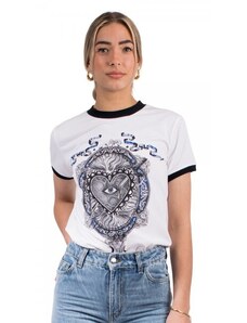 Peace and Chaos BRODERIE T-SHIRT-Cotton (S24217A TYPOS)