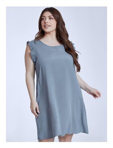 Celestino Μονόχρωμο αμάνικο φόρεμα μπλε ραφ για Γυναίκα