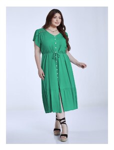 Celestino Midi φόρεμα με άνοιγμα μπροστά πρασινο για Γυναίκα