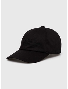 Βαμβακερό καπέλο του μπέιζμπολ Miss Sixty HJ8590 HAT χρώμα: μαύρο, 6L2HJ8590000